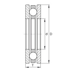 FAG Axial-Rillenkugellager - FT13