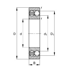 roulements 1310-TVH FAG