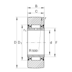 FAG Stützrollen - NA2206-2RSR