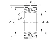 FAG Axial-Schrägkugellager - ZKLN3072-2Z-XL