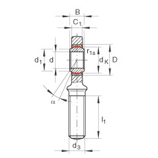 FAG Gelenkköpfe - GAR30-UK