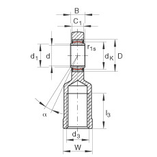 FAG Gelenkköpfe - GIL30-UK