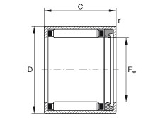 FAG Nadelhülsen - HK3518-RS