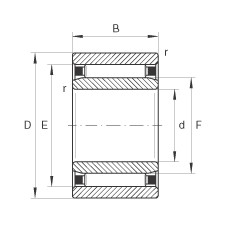 roulements NAO80X110X30 INA