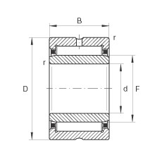 roulements NKI20/16 INA