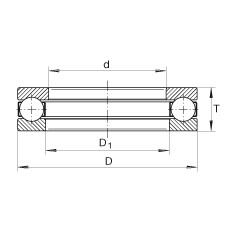 FAG Axial-Rillenkugellager - 3906