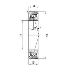 FAG Spindellager - HS71906-C-T-P4S