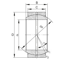 FAG Radial-Gelenklager - GE35-DO