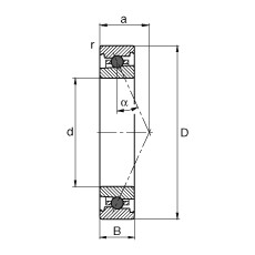 FAG Spindellager - HC71906-E-T-P4S