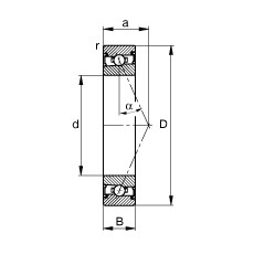 FAG Spindellager - HSS7007-E-T-P4S