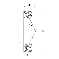 FAG Spindellager - HS71906-E-T-P4S