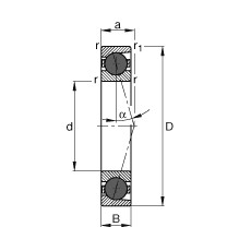 FAG Spindellager - HCB71907-C-T-P4S