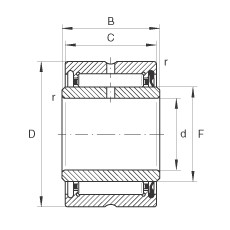 FAG Nadellager - NA4907-RSR-XL