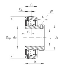 Bantalan GAY12-NPP-B-FA164 INA