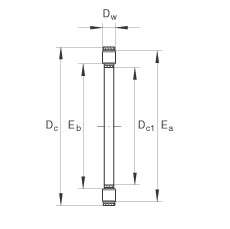 FAG Axial-Zylinderrollenkranz - K81106-TV