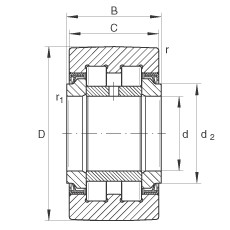 FAG Stützrollen - PWTR3072-2RS-RR-XL