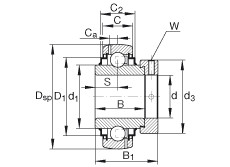 Bantalan G1115-KRR-B-AS2/V INA