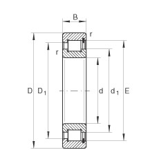 Bantalan SL183080-TB INA