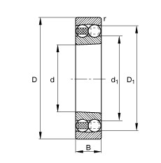 roulements 2311-K-TVH-C3 FAG