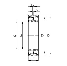 roulements 23030-E1-K-TVPB FAG