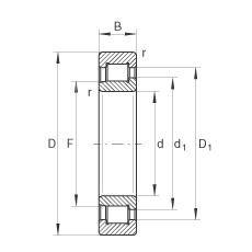 Bantalan SL192334-TB INA