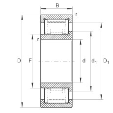 Bantalan ZSL192308 INA