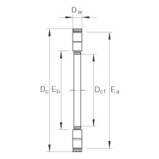 FAG Axial-Zylinderrollenkranz - K89306-TV