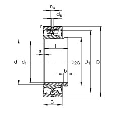 Rolando 24192-B-K30-MB + AH24192-H FAG