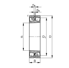 Rolando 249/850-B-K30-MB FAG