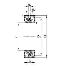 roulements 239/630-B-MB FAG