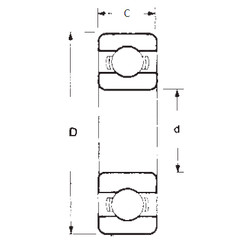 підшипник 6317 FBJ