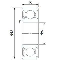 Подшипник 6321-RS CYSD