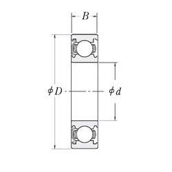 Bantalan B6-63ZZ NSK