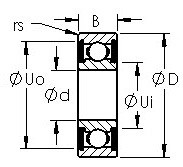 Bantalan 6021-2RS AST