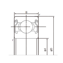 Bantalan 6021ZZ NACHI