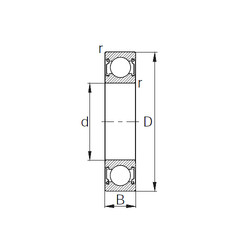 Bantalan 6316ZZ KBC