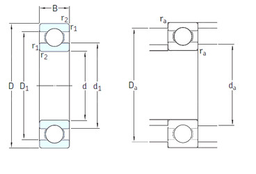 Bantalan 6334/HC5C3S0VA970 SKF