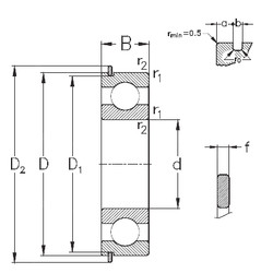 Bantalan 6018-NR NKE