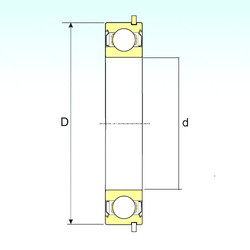 Подшипник 6314-ZZNR ISB