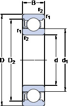 підшипник 635-RZ SKF