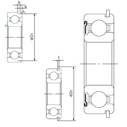 Bantalan 6021ZNR NACHI