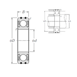 Bantalan AC-6308LLB NTN