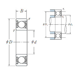 Bantalan BL 209 ZZ NSK