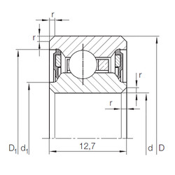 Bantalan CSCU 080.2RS INA