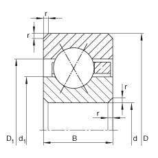 Bantalan CSXF100 INA