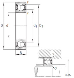 Bantalan F-568368 FAG