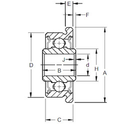 Bantalan F3DD Timken