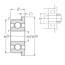 Bantalan FL698 NTN