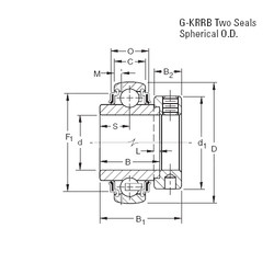 Bantalan G1214KRRB Timken