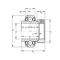 المحامل G1105KLLB Timken